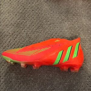Adidas Predator Edge+FG, Solar Red/Solar Green/Core Black, Size U.S. 7